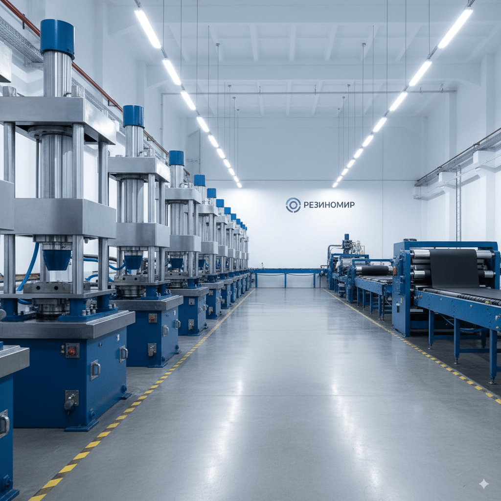 Производственный цех компании РезиноМир