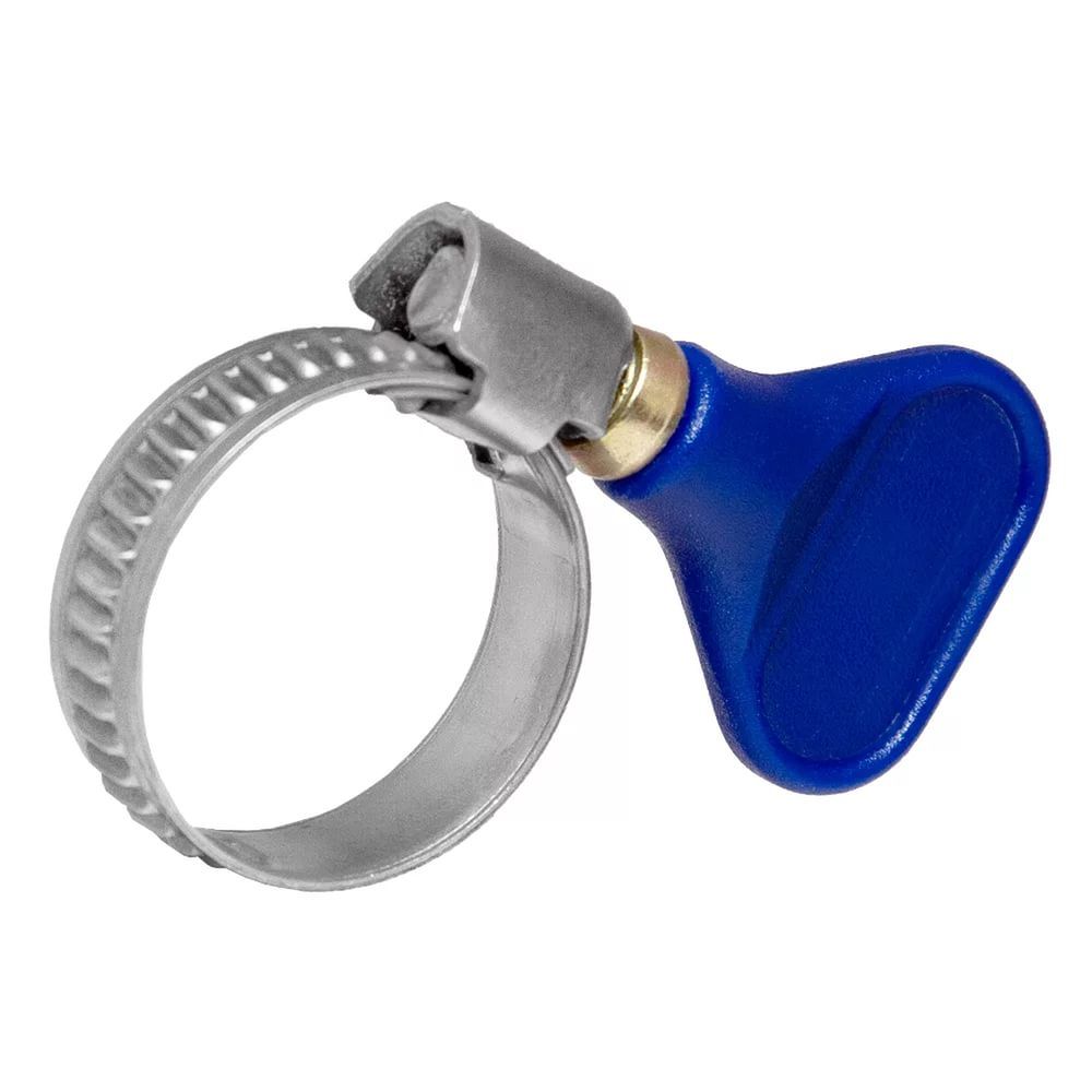 Хомут червячный с ключом 016-25/9 W1