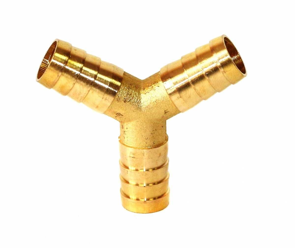 Соединение для шланга Y-образное латунь 18 мм