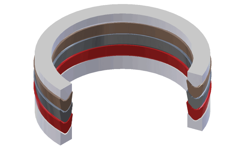 Кольцо нажимное КН 12*22 ГОСТ 22704-77 полиуретан