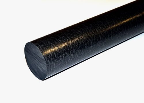 Капролон стержневой 25 мм графитонаполненый