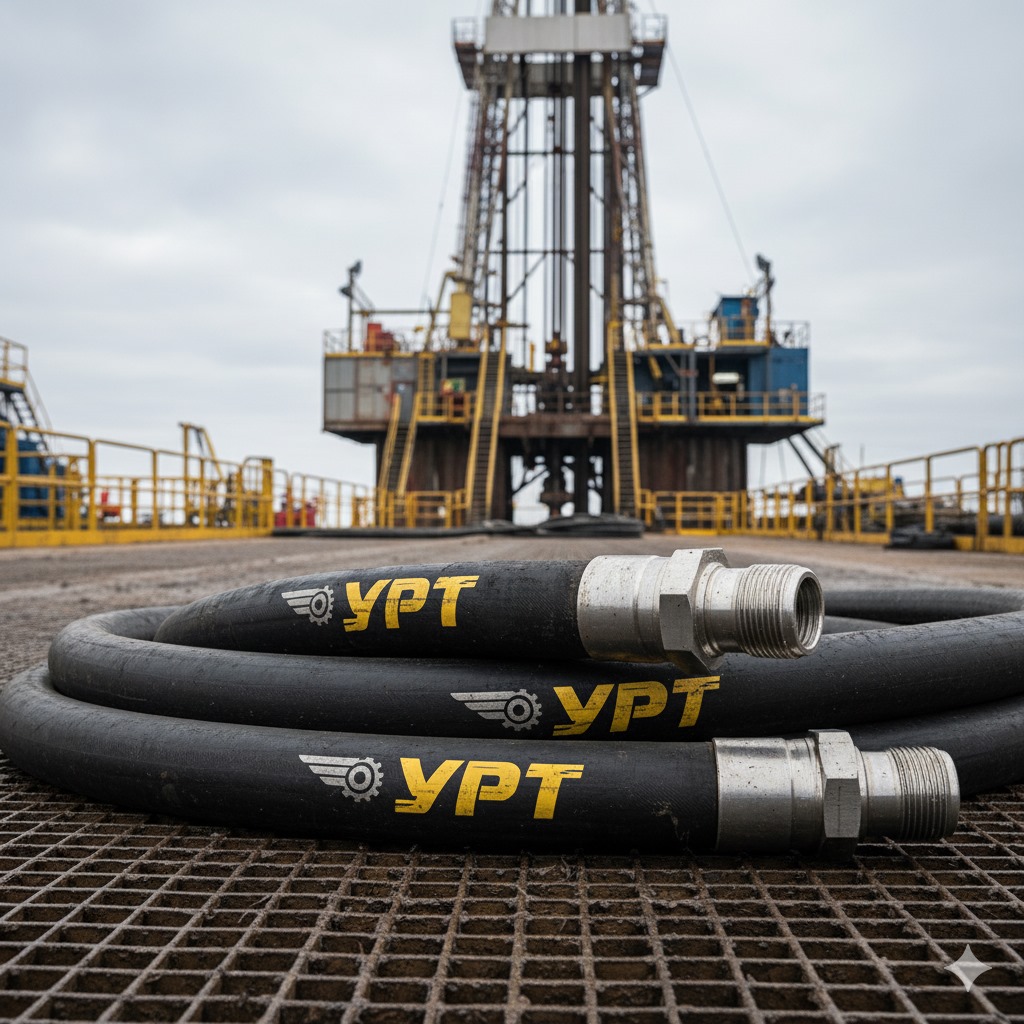 Рукав буровой 102*350*18 с фитингами BSPT4''