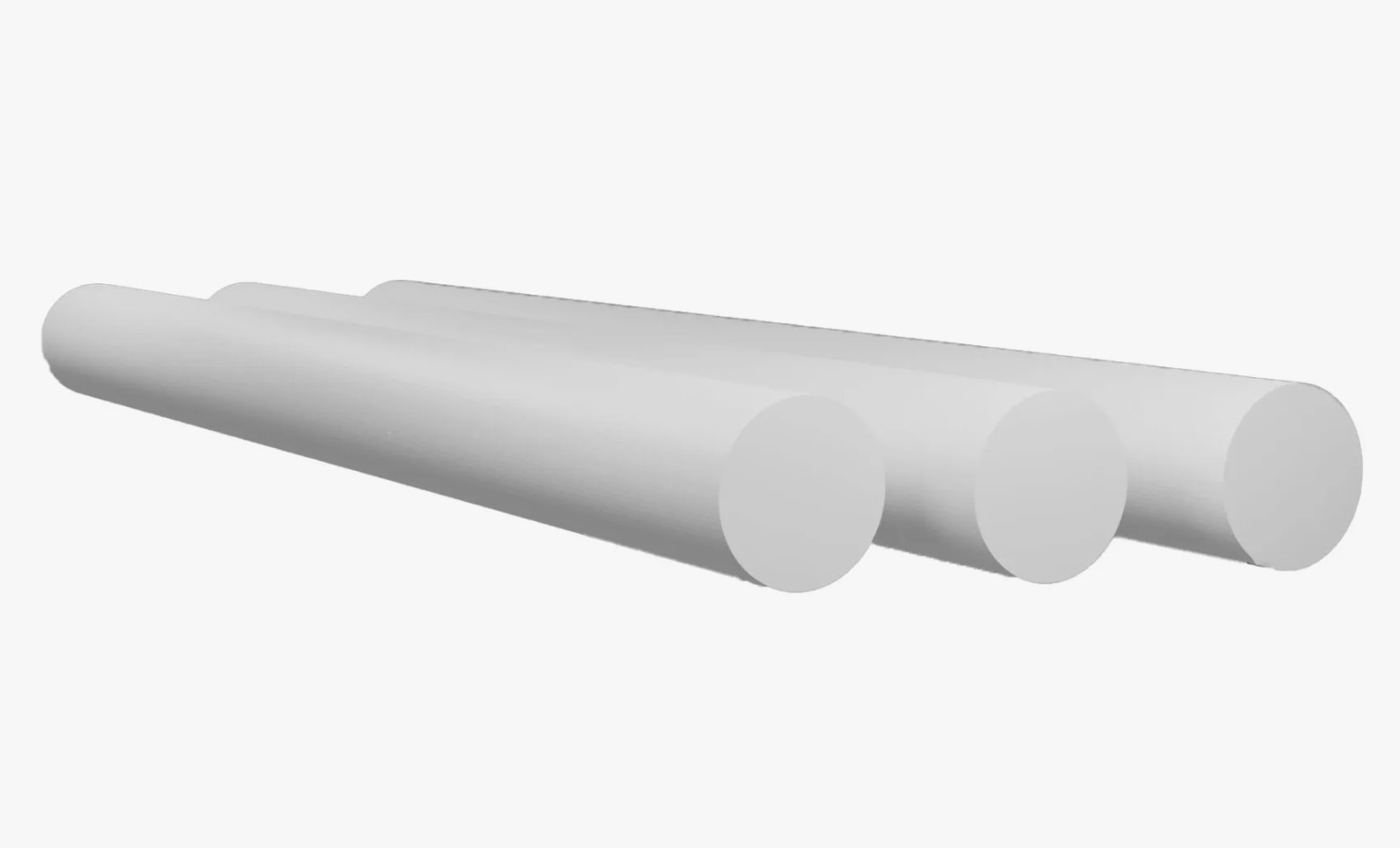 Стержень фторопластовый Ф4 165 мм ТУ 605810-88