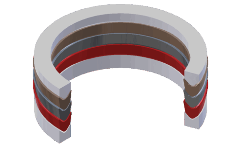 Манжета шевронная М 330*380 ГОСТ 22704-77 полиуретан