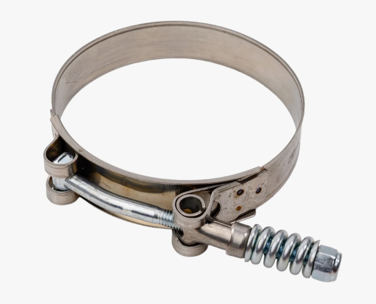 Хомут силовой с Т-болтом и пружиной 152-160/19 W2