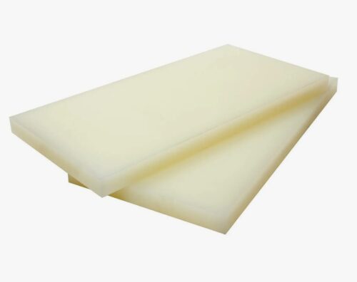 Капролон листовой 80 мм ПА-6 (500х500 мм, 33,5 кг)