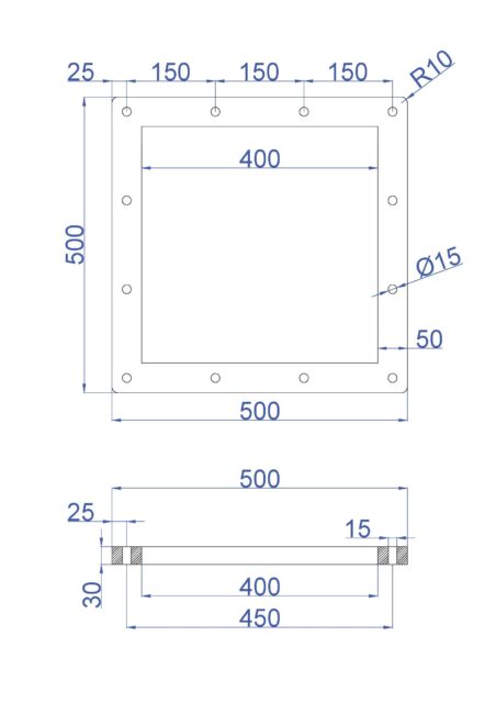 Фланец УРТ резиновый по чертежу / ТМКЩ ГОСТ 7338-90